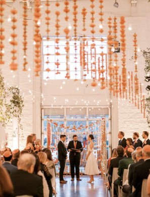 Floral Altar and Ceiling Installation 10.29.22 - Photo by Judson Rappaport