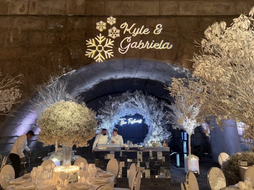 Gobo on Cave - Wedding Monogram 3