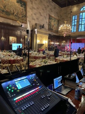 Tech Booth Setup in HH