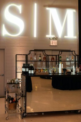 Custom Gobo Above Bar - Photo by JAYLim STudio