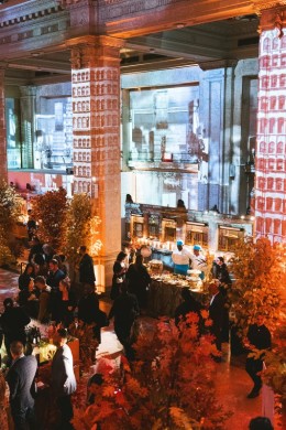 Lighting of Columns and Buffet Tables_Photo by Afrik Armando