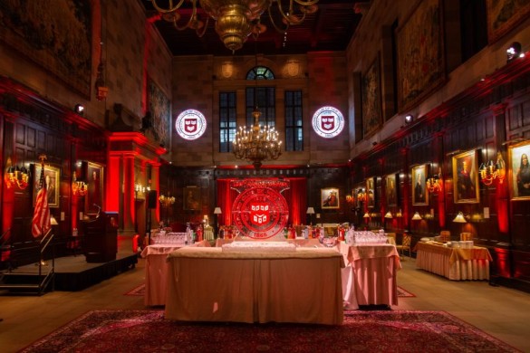 Lit Ice Sculpture & Bar - Photo by Hechler Photographers