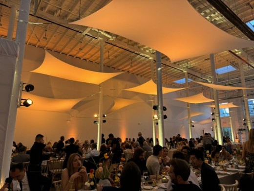 Sails with Yellow Lighting