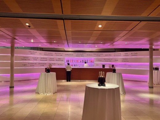 Clings on Bar Wall with Pink Lights 2