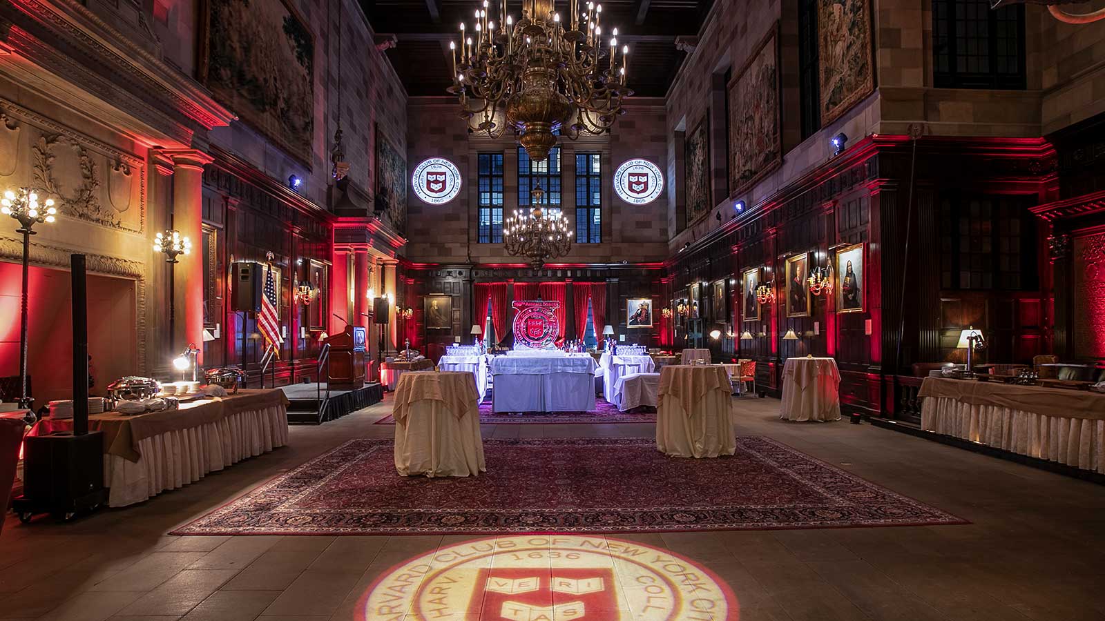 Event production at the Harvard Club